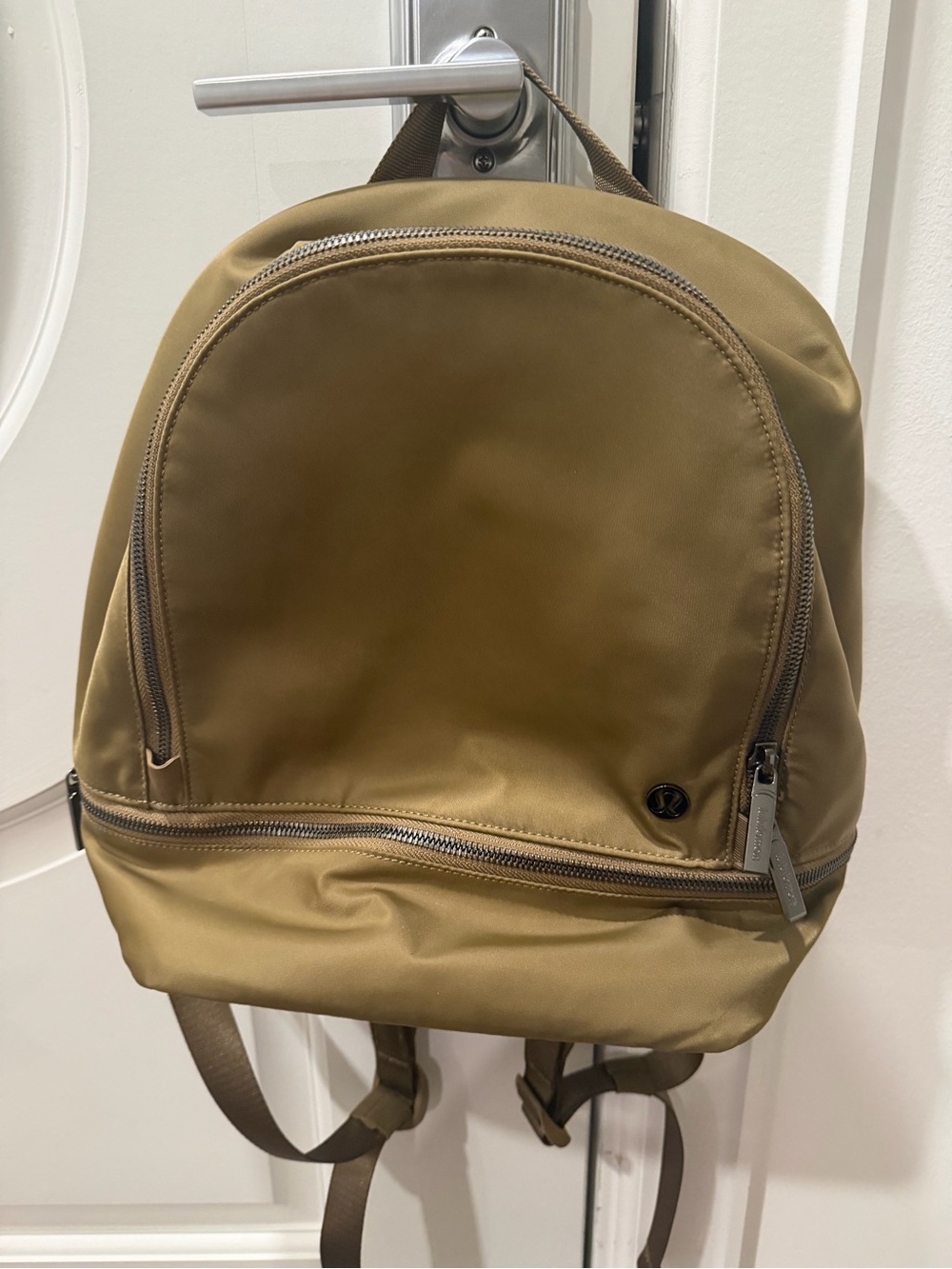 lululemon athletica Olive Green Nylon Backpack